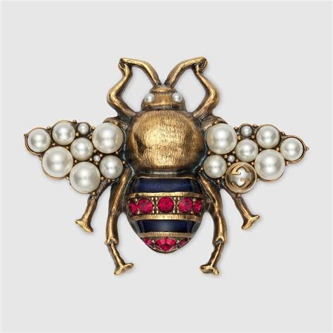 broche gucci abeille|gucci bronze brooch.